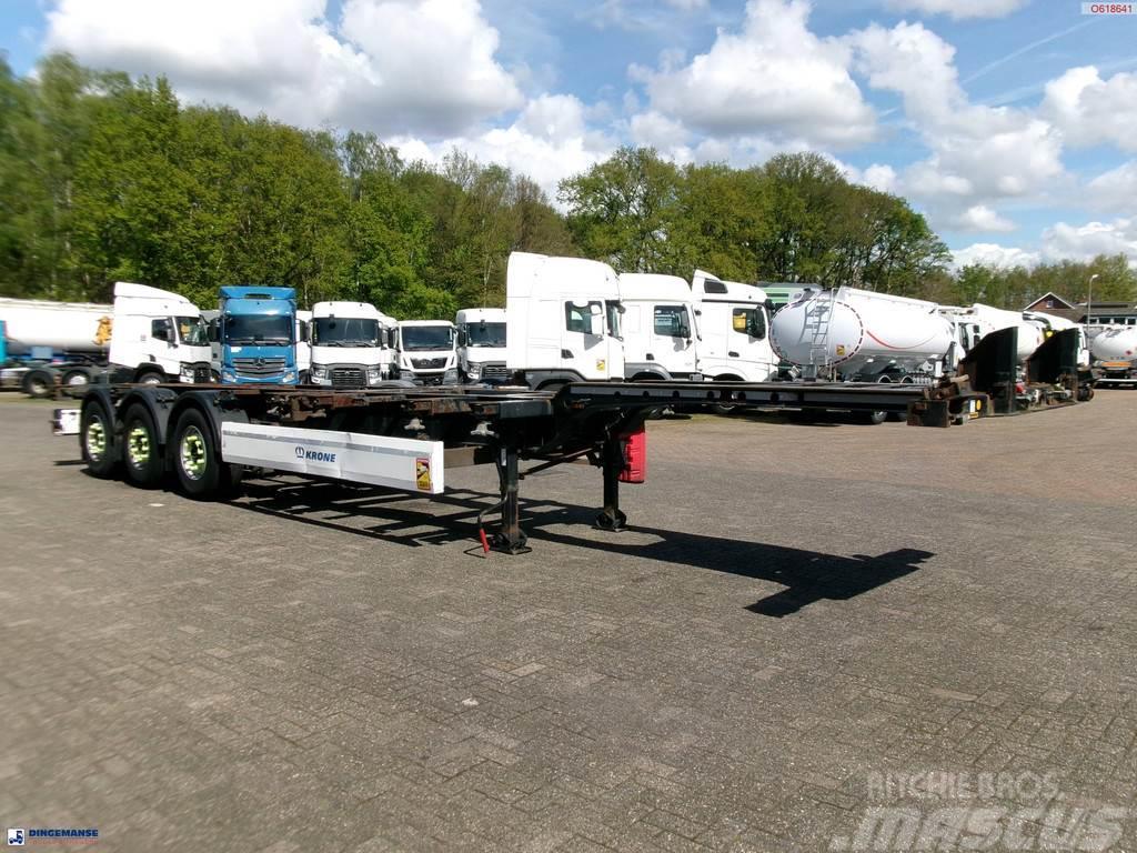 Krone 3-axle container trailer 20-30-40-45 ft DA08LNA Naczepy do transportu kontenerów