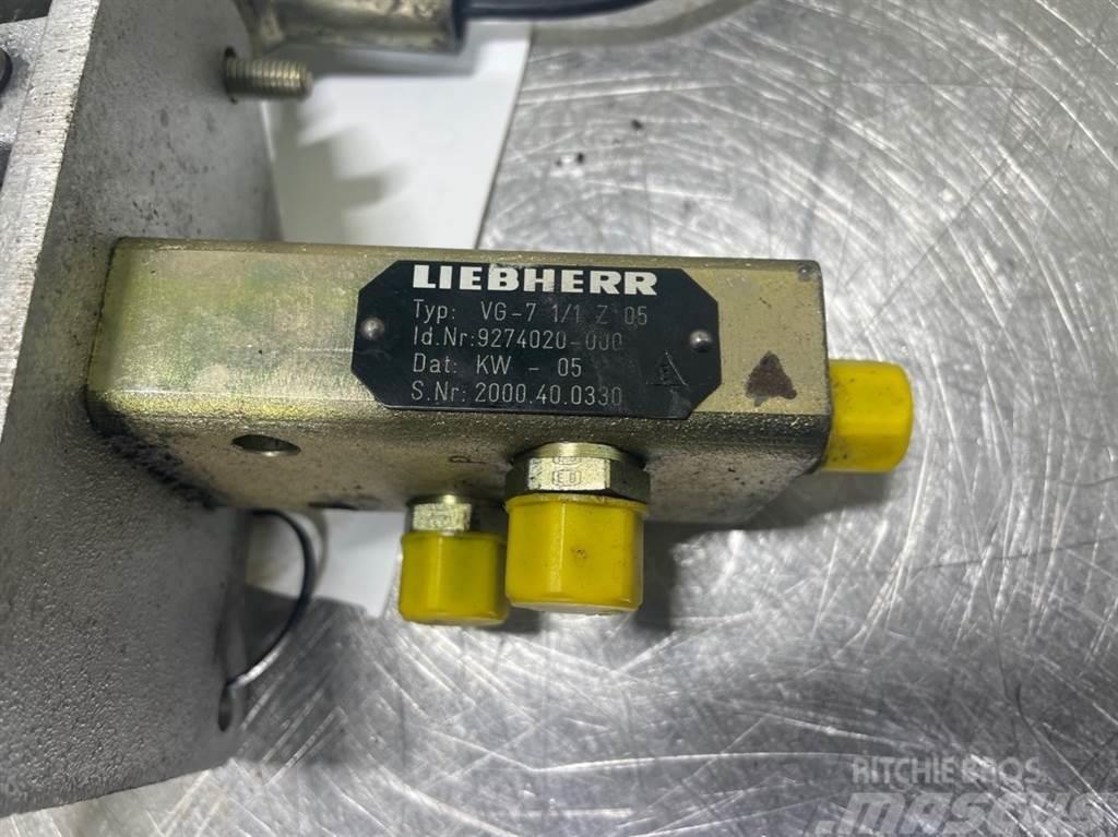 Liebherr A316-9274020/9198863-Servo valve/Pedal Hydraulika