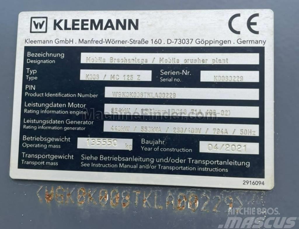 Kleemann MC125Z Kruszarki mobilne