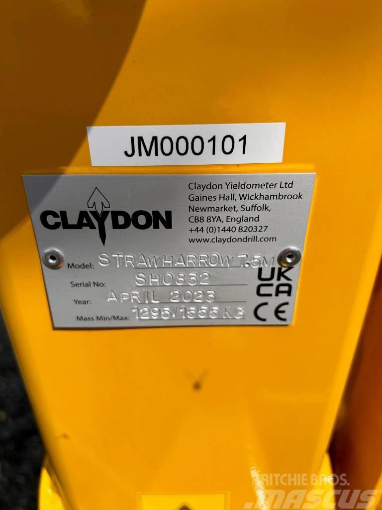 Claydon 7.5m Straw Harrow Brony