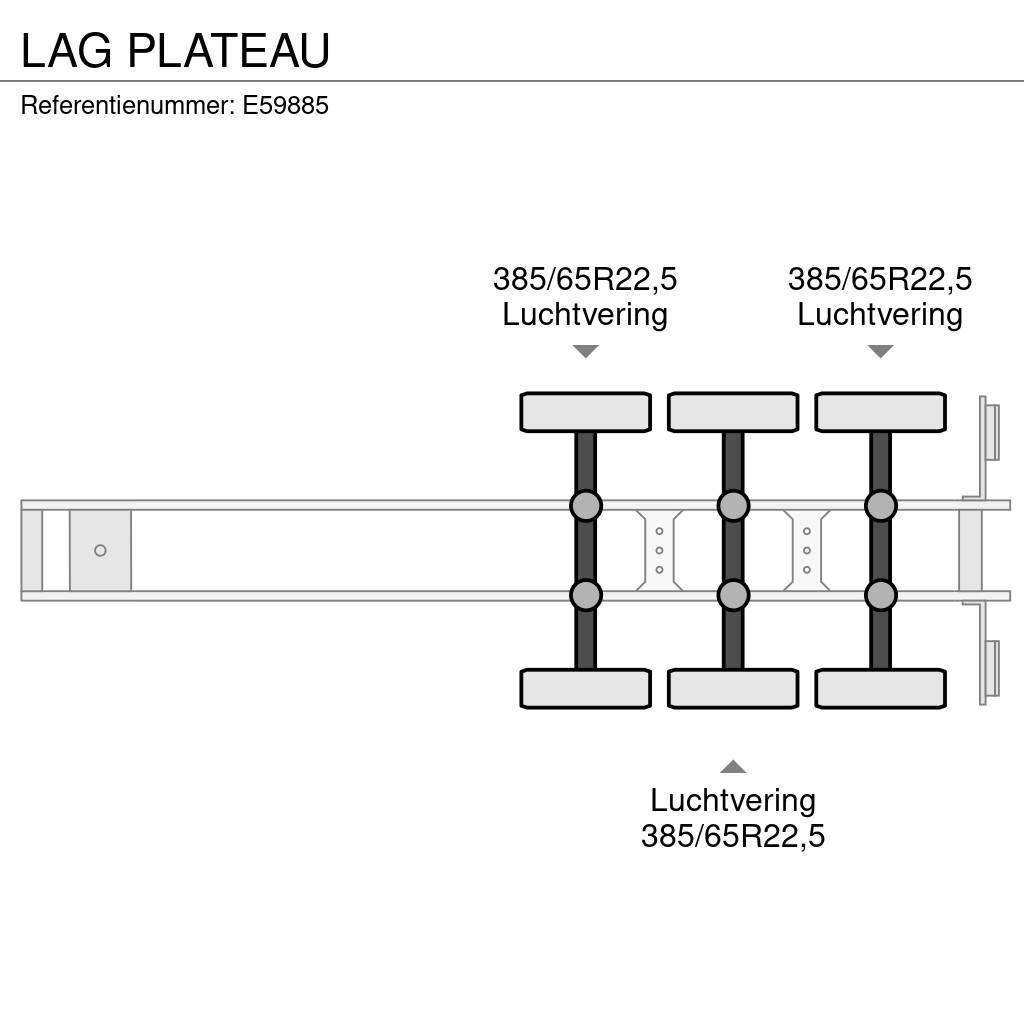 LAG PLATEAU Platformy / Naczepy z otwieranymi burtami