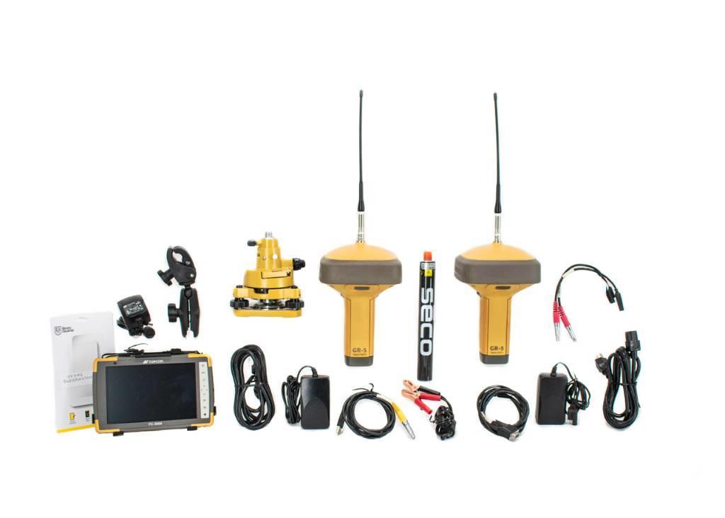 Topcon Dual GR-5 UHF II GPS Kit w/ FC-5000 & Magnet Field Inne akcesoria