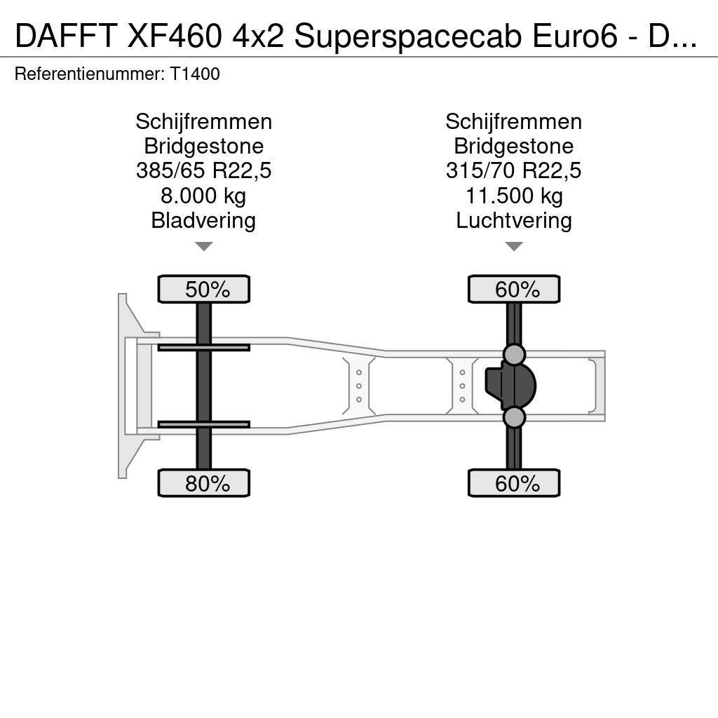 DAF FT XF460 4x2 Superspacecab Euro6 - Double Tanks - Ciągniki siodłowe