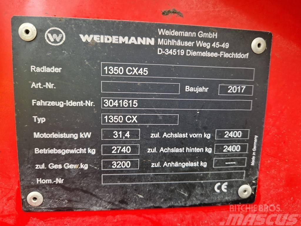 Weidemann 1350 CX45 Hoflader Radlader Hofschlepper Ładowacze i koparki czołowe