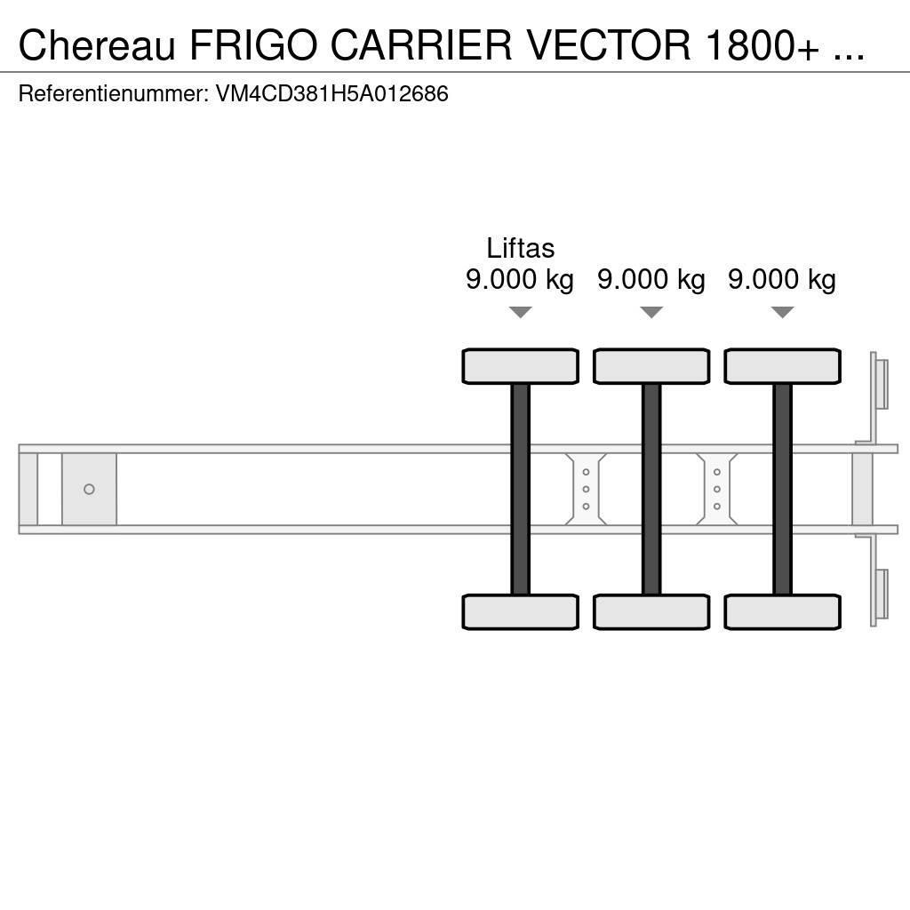 Chereau FRIGO CARRIER VECTOR 1800+ 3x + 2.60H Naczepy chłodnie