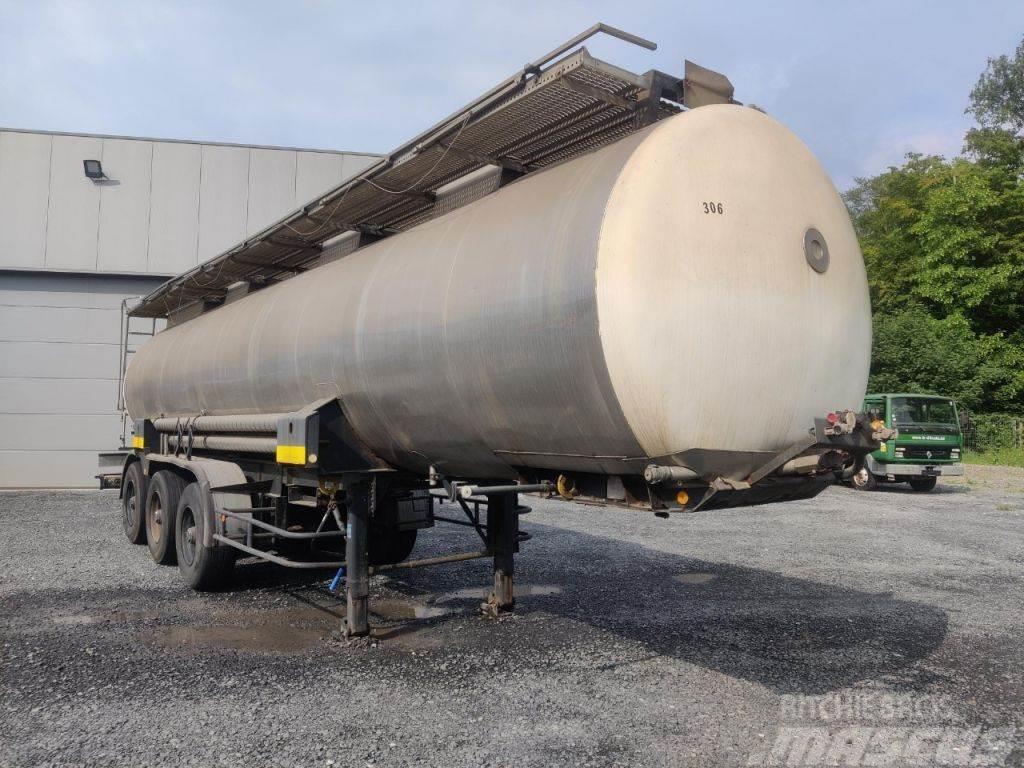 BSL CHEMICAL TANK IN STAINLESS STEEL - 29000 L - 5 UNI Naczepy cysterna