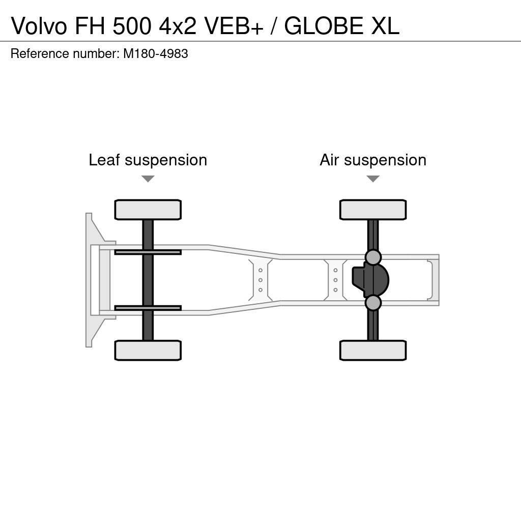 Volvo FH 500 4x2 VEB+ / GLOBE XL Ciągniki siodłowe