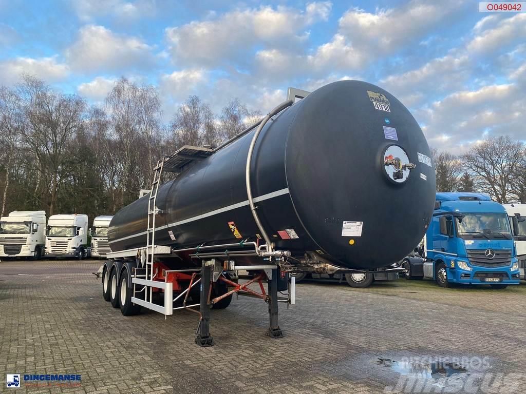 Magyar Bitumen tank inox 31 m3 / 1 comp + mixer / ADR 26/ Naczepy cysterna