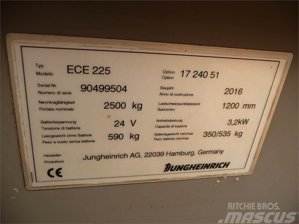Jungheinrich ECE 225 2400x510mm Wózki kompletacyjne nisko unoszące