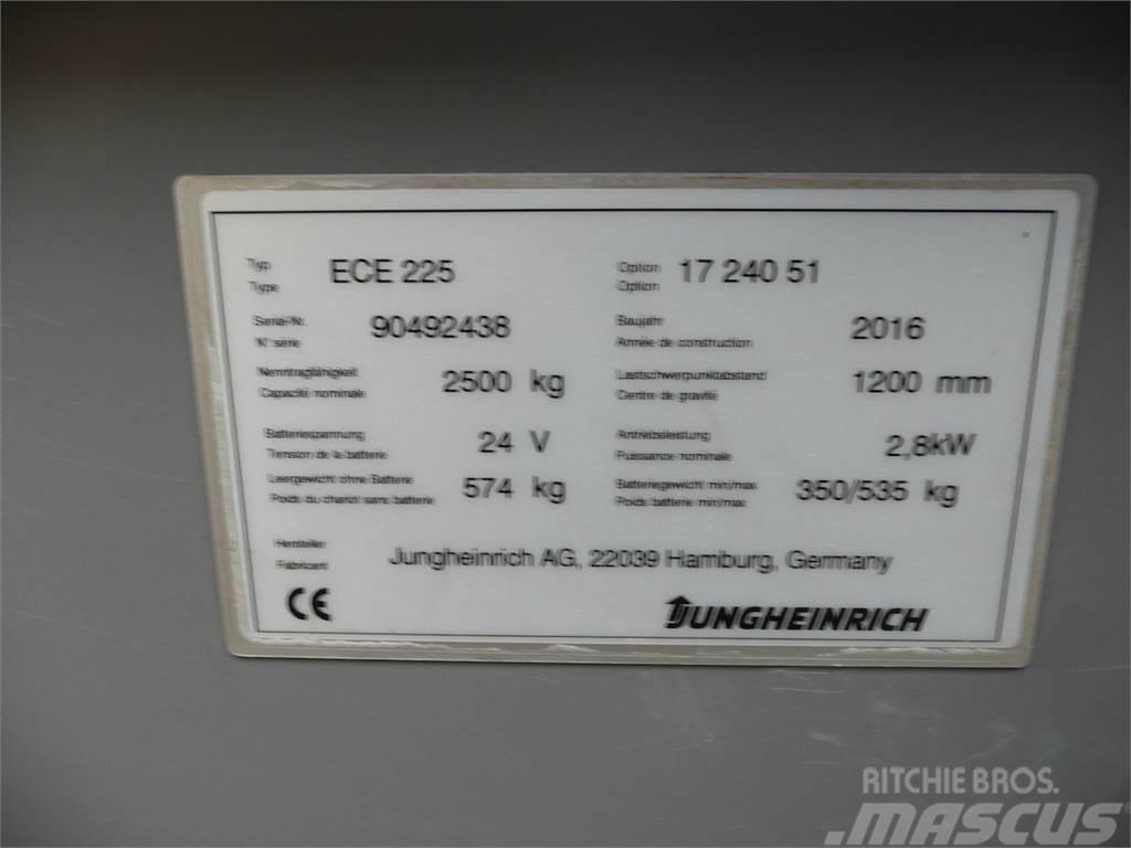 Jungheinrich ECE 225 2400x510mm Wózki kompletacyjne nisko unoszące