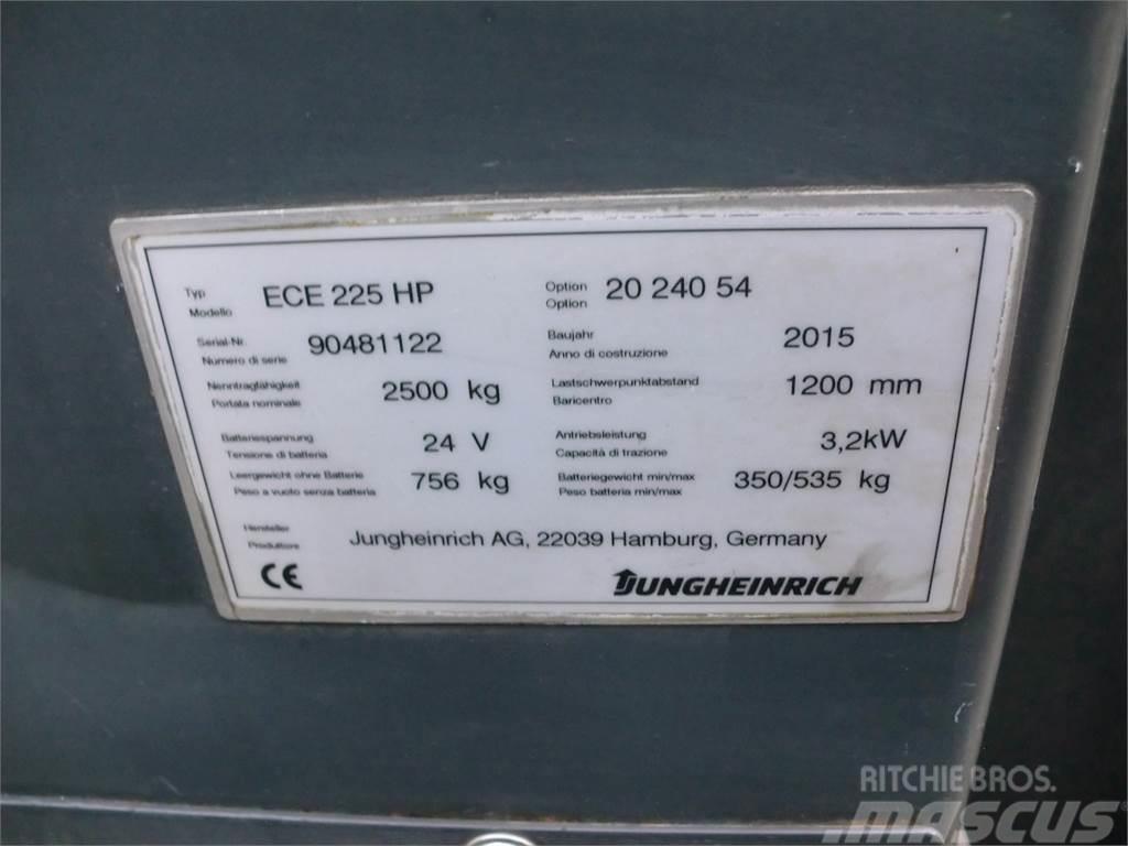 Jungheinrich ECE 225 HP 2400x540mm Wózki kompletacyjne nisko unoszące