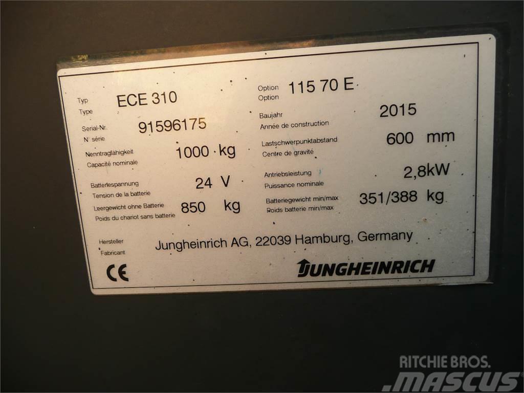 Jungheinrich ECE 310 70 E 1150x560mm Wózki kompletacyjne nisko unoszące