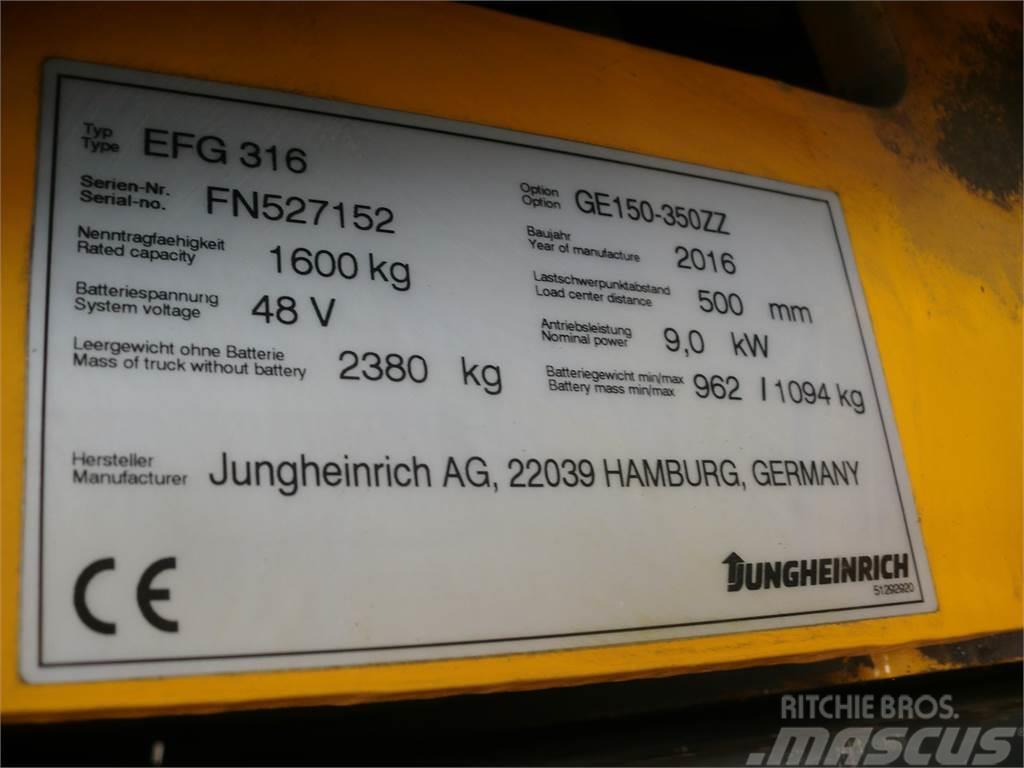 Jungheinrich EFG 316 350 ZT Wózki elektryczne