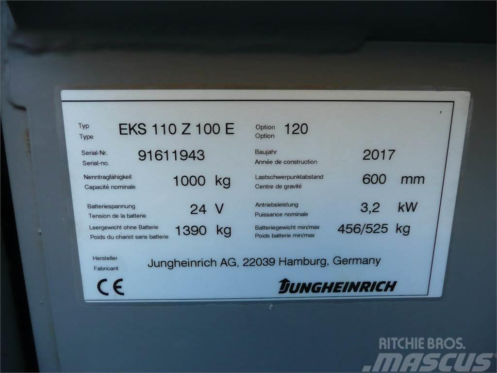 Jungheinrich EKS 110 Z 100 E Wózki kompletacyjne wysoko unoszące