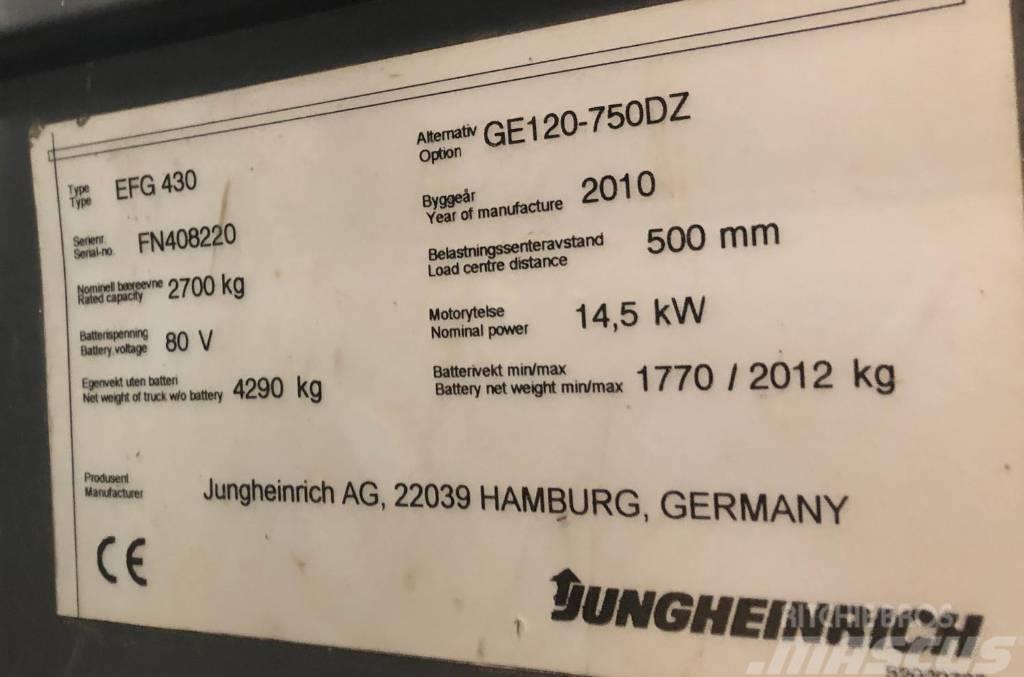 Jungheinrich EFG430 Wózki elektryczne