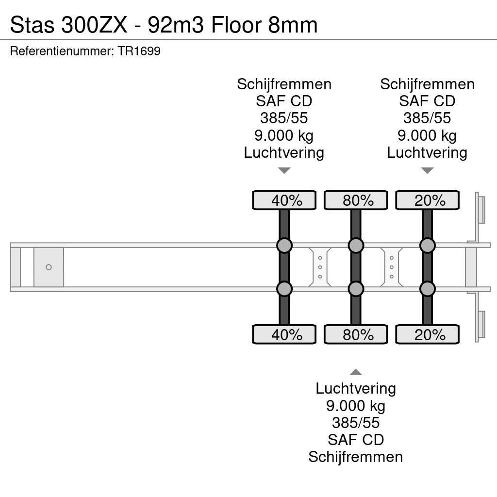Stas 300ZX - 92m3 Floor 8mm Naczepy z ruchomą podłogą