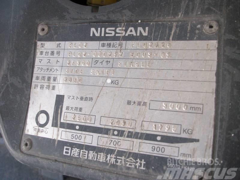 Nissan PL02A25 Wózki LPG