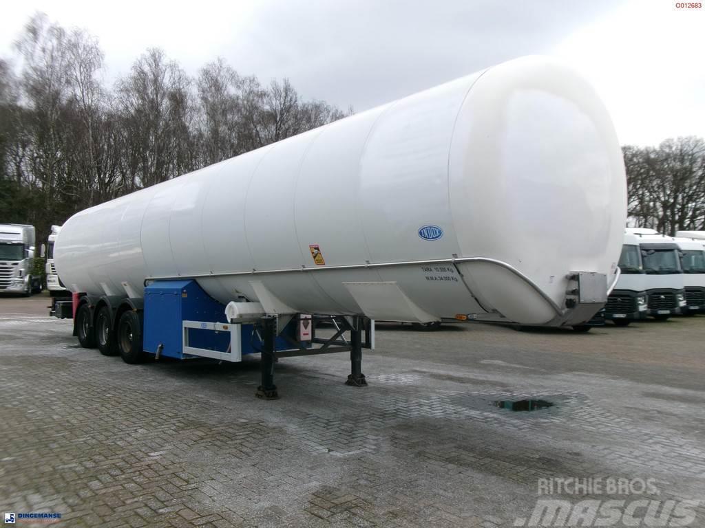 Indox Low-pressure LNG gas tank inox 56.2 m3 / 1 comp Naczepy cysterna