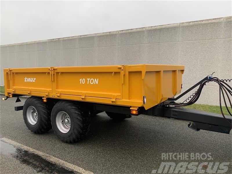 Tinaz 10 tons dumpervogn med slidsker Inne maszyny komunalne