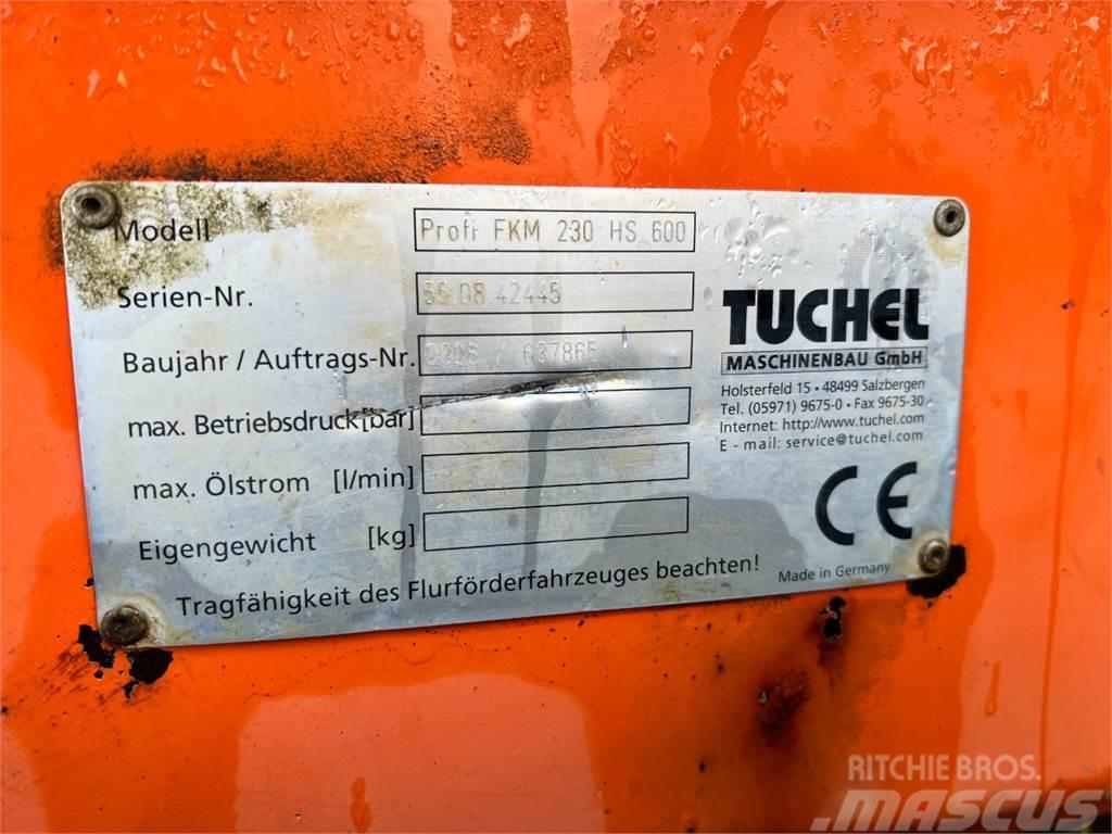 Tuchel Profi 660 kost - 230 cm. bred / Volvo ophæng Ładowarki kołowe