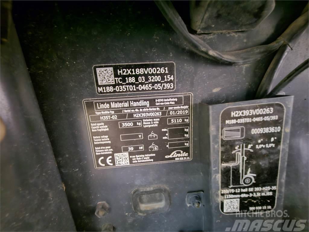 Linde H35T Wózki LPG