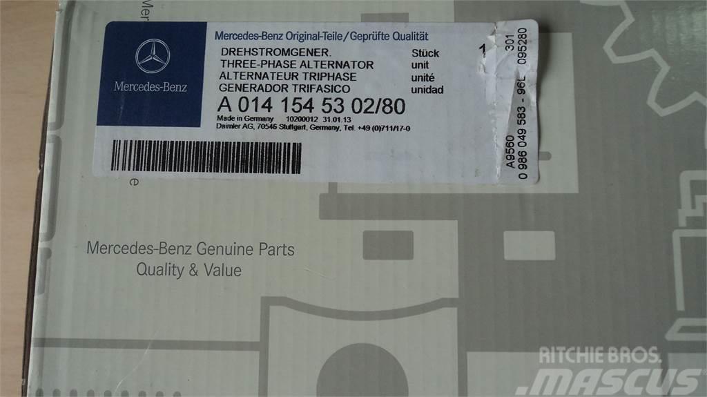 Mercedes-Benz ALTERNADOR MB A0141545302/80 Osprzęt samochodowy