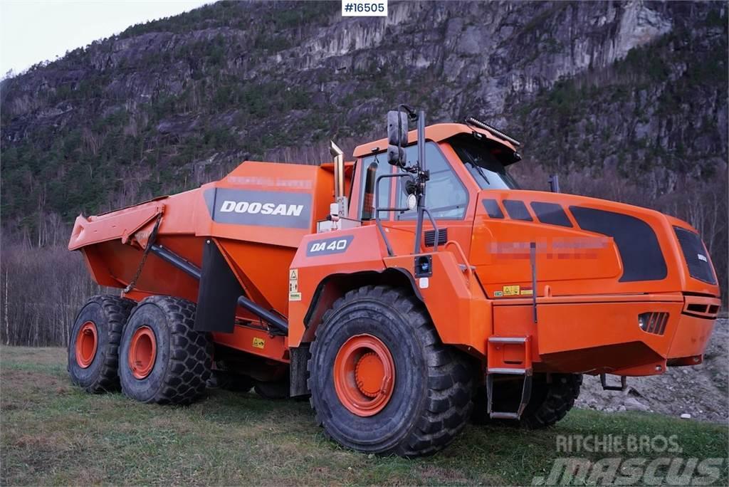 Doosan DA40 dump truck with 8935 hours Wozidła przegubowe