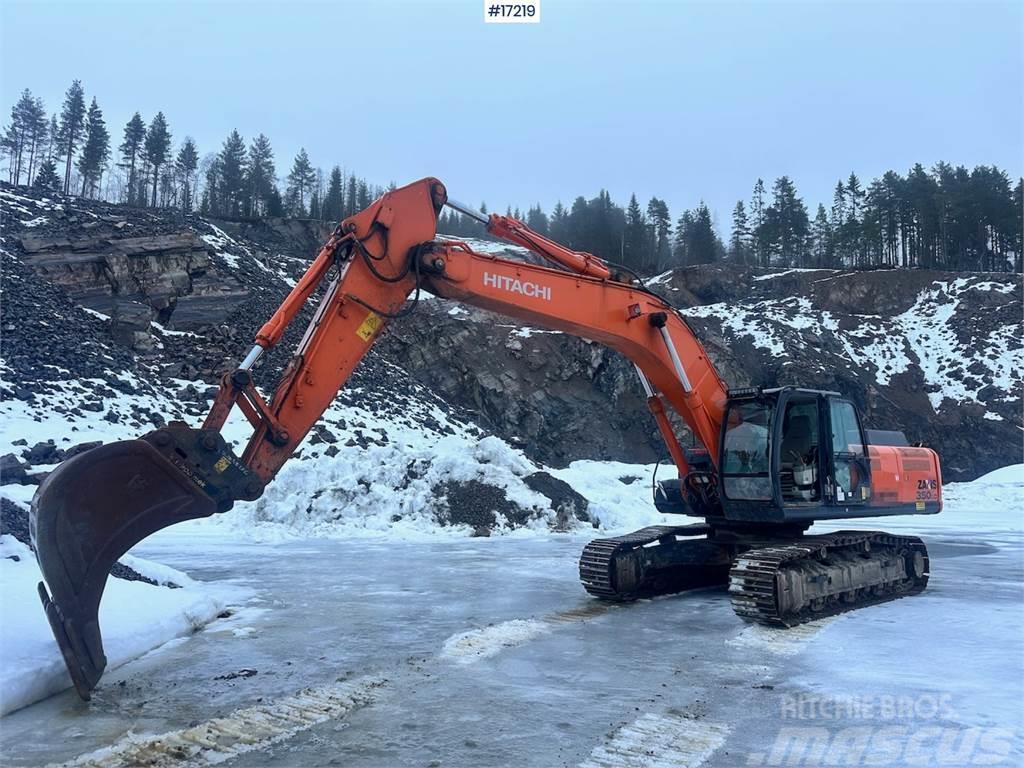 Hitachi ZX350LC-5B Crawler Excavator w/ Digging Bucket. Koparki gąsienicowe