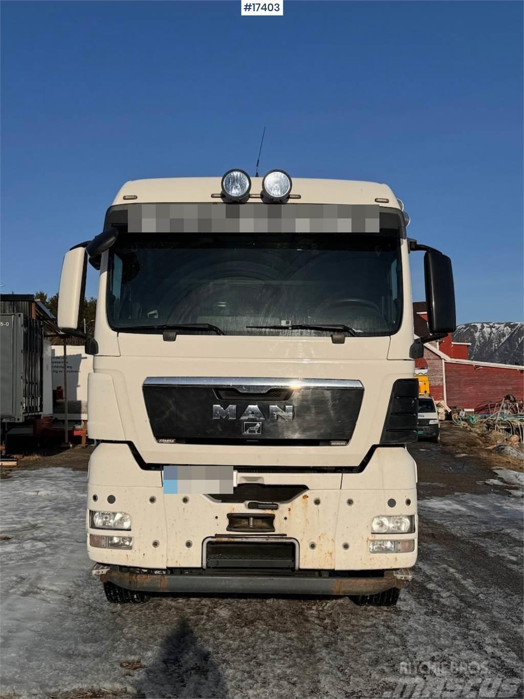 MAN TGX 35.480 8x4 flatbed truck w/ driving bridges Ciężarówki typu Platforma / Skrzynia