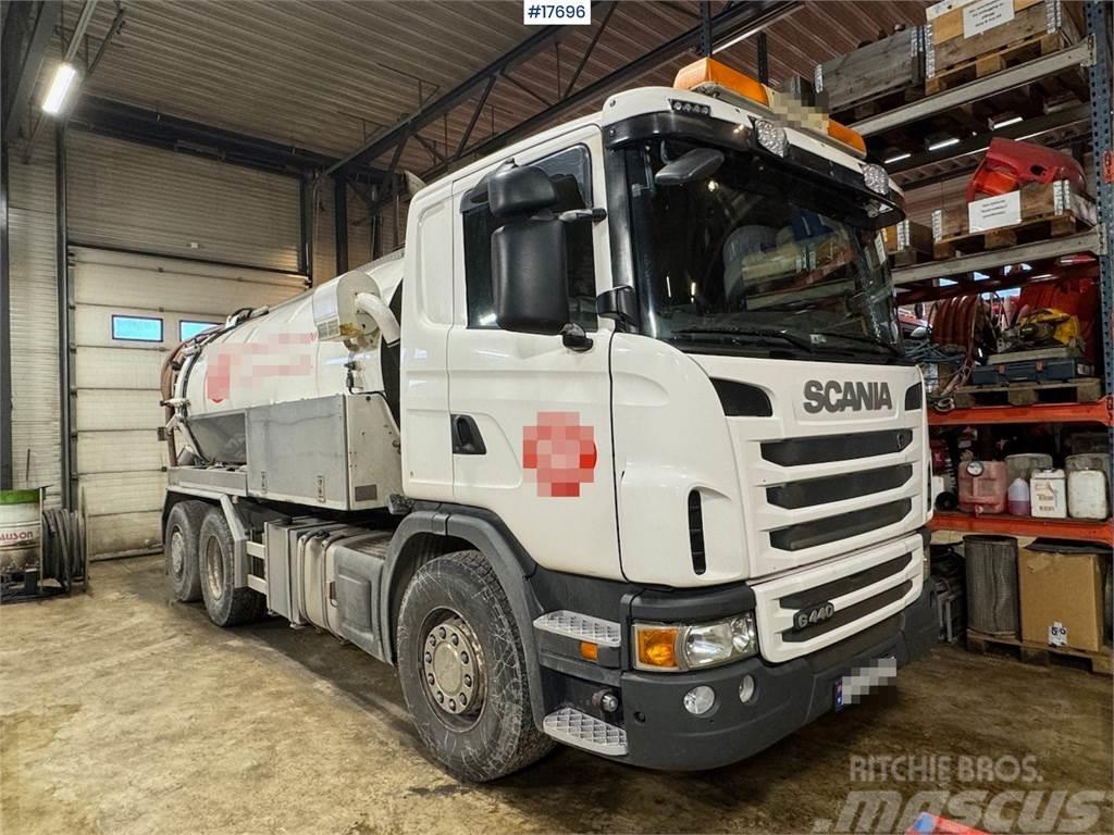 Scania G440 suction/flushing truck w/ Nomek superstructur Samojezdne pompy do betonu