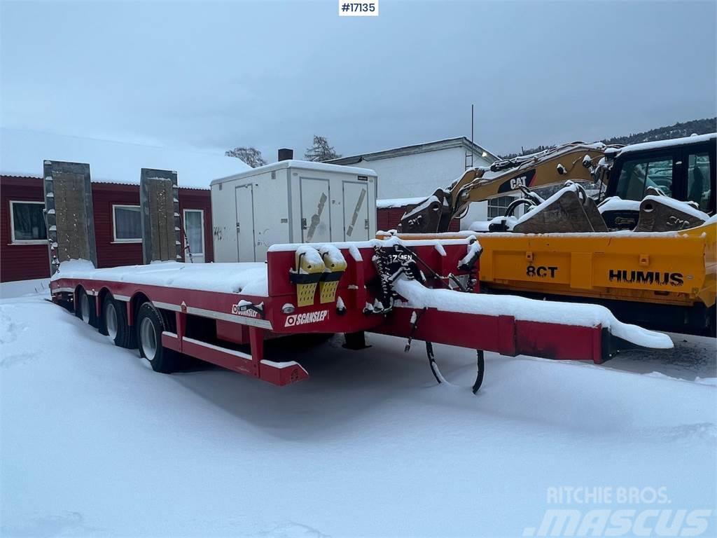  Scanslep machine trailer w/ hydraulic driving brid Inne przyczepy
