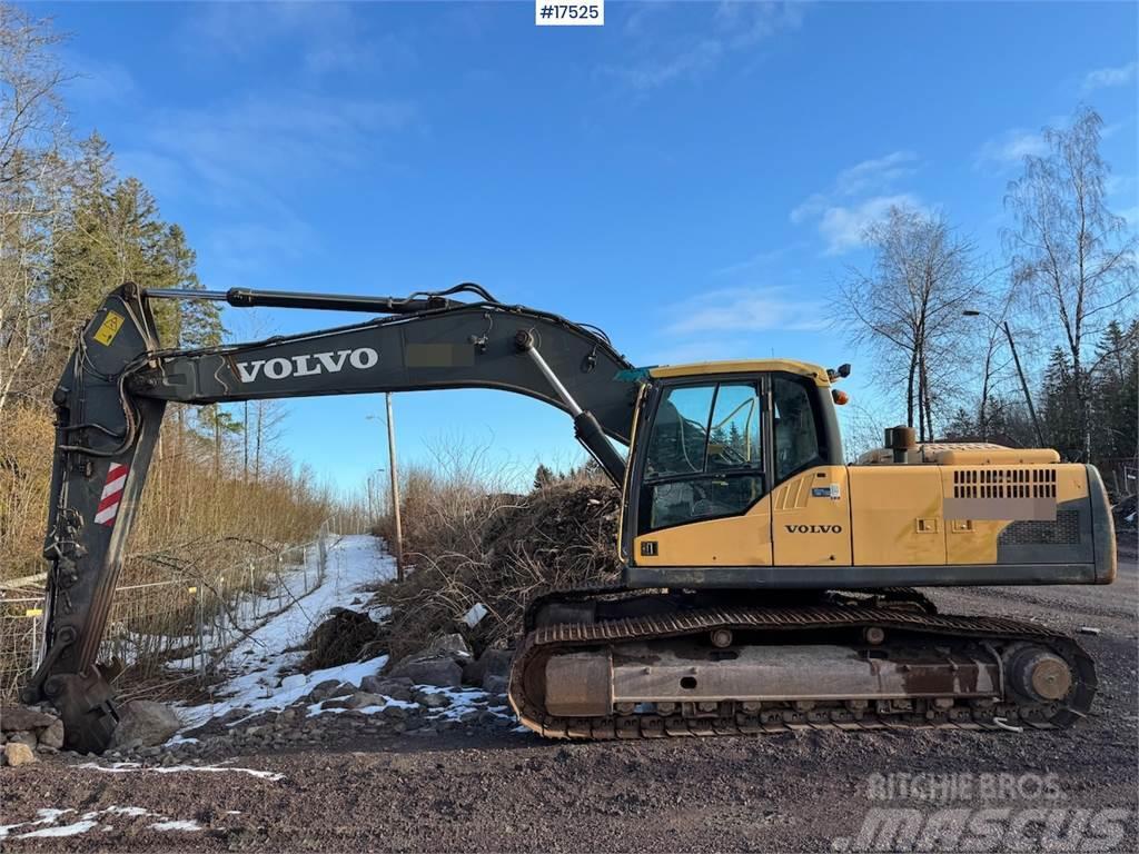 Volvo EC240CL Tracked excavator w/ bucket WATCH VIDEO Koparki gąsienicowe