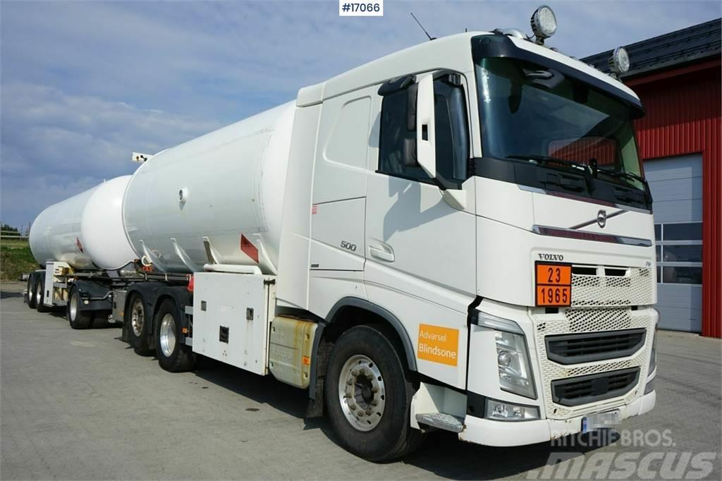 Volvo FH 500 6x2 LPG Truck with trailer. Cysterna