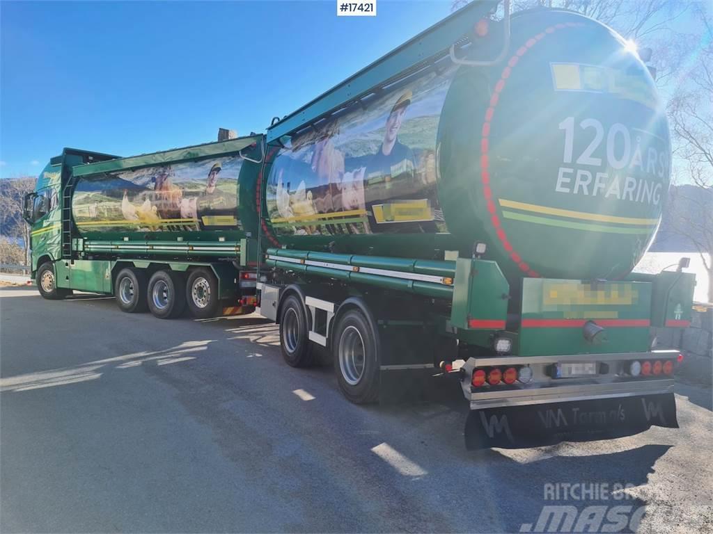 Volvo FH 8x4 bulk truck w/ VM Tarm 2 axle bulk trailer Inne