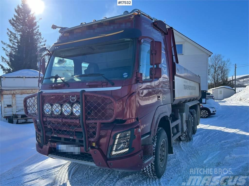 Volvo FMX 540 8x4 tipper EURO 6 w/ Elbo trailer Wywrotki