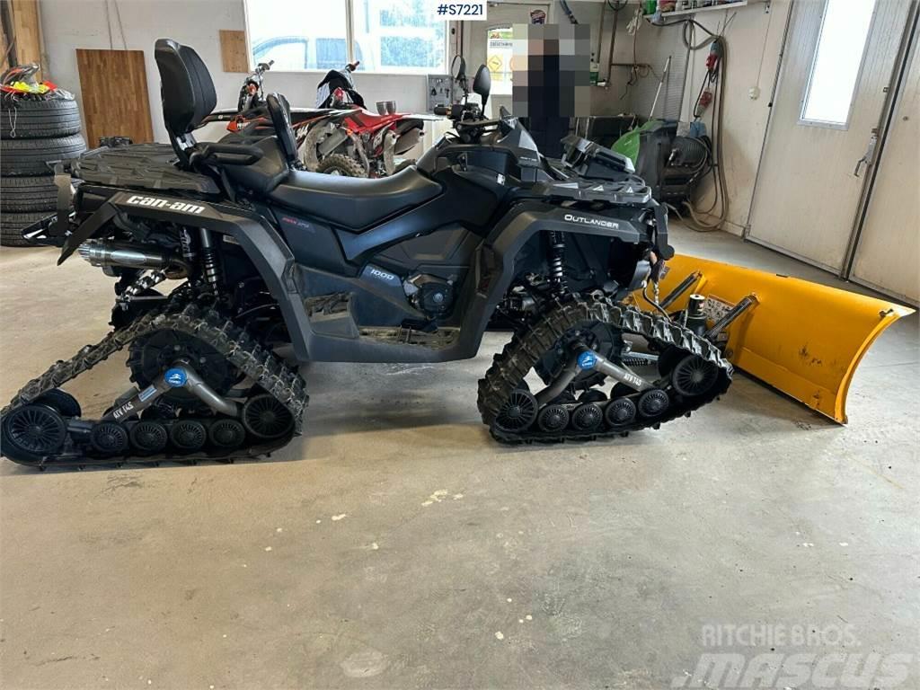 Can-am Outlander 1000 Max XTP with track kit, plow and sa Inne