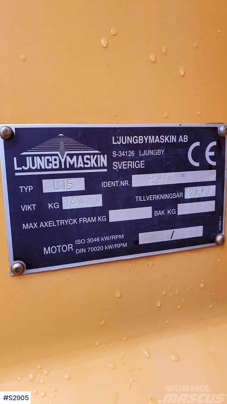 Ljungby L15 WHEEL LOADER WITHOUT BUCKET Ładowarki kołowe