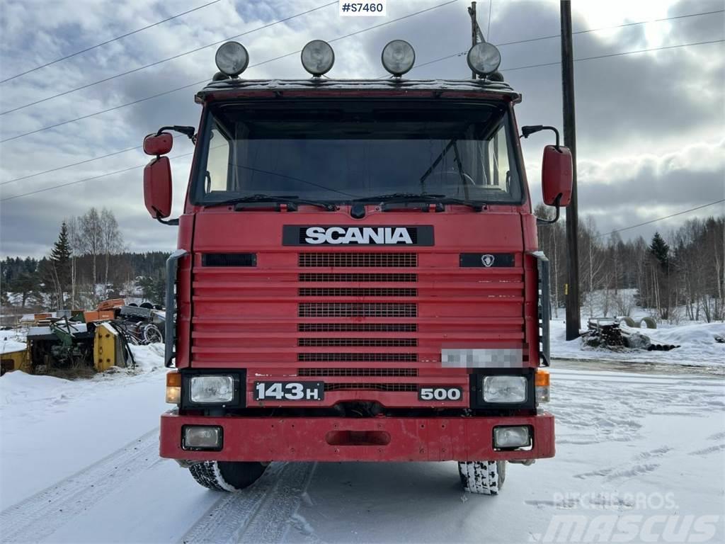 Scania R143 HL 8x2 59 with Atlas Copco XRVS466 compressor Pojazdy komunalne