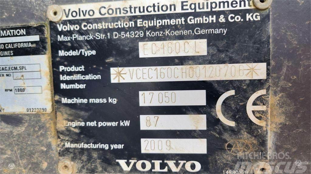 Volvo EC 160 CL + ROTOTILT + 3 BUCKE Koparki gąsienicowe