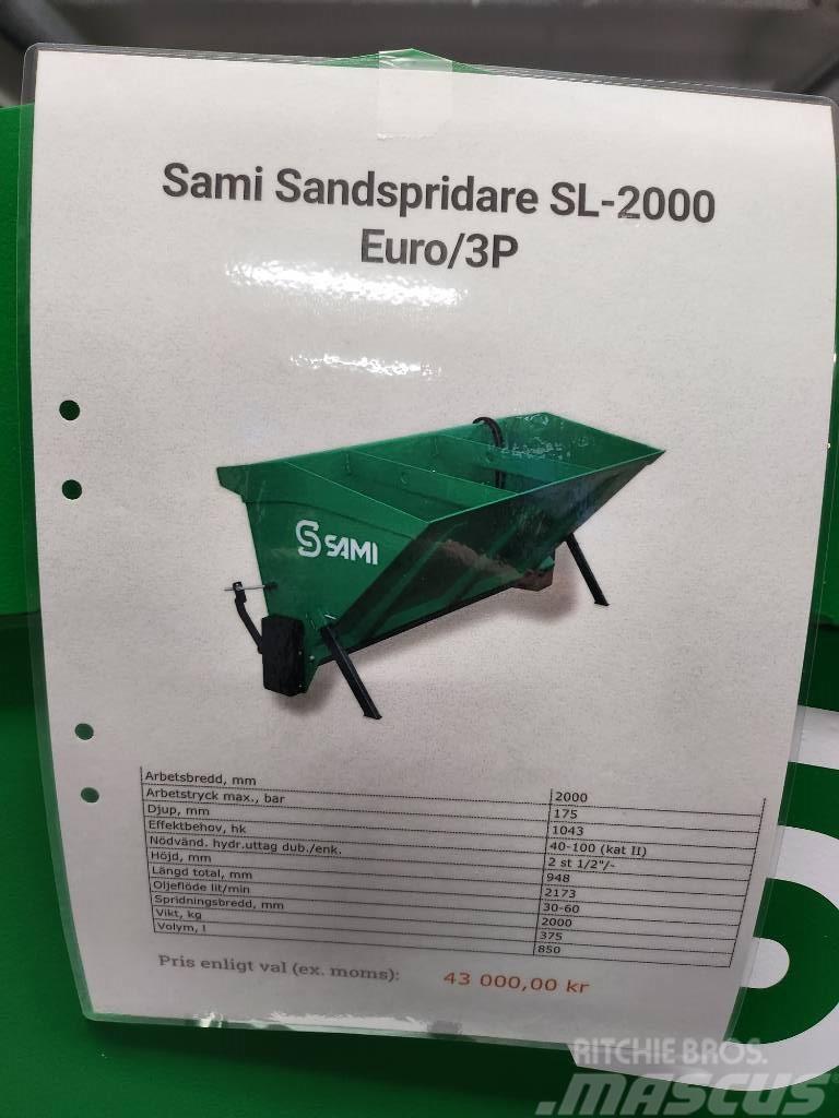 Sami Sandspridare SL 2000 euro / 3p  sms trima DEMO Piaskarki i solarki