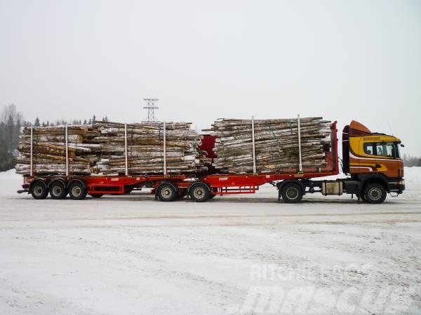 Benalu Timmertrailer 3470 kg ! TIMMER SEMI TRAILER VIKT 3 Naczepy do transportu drewna