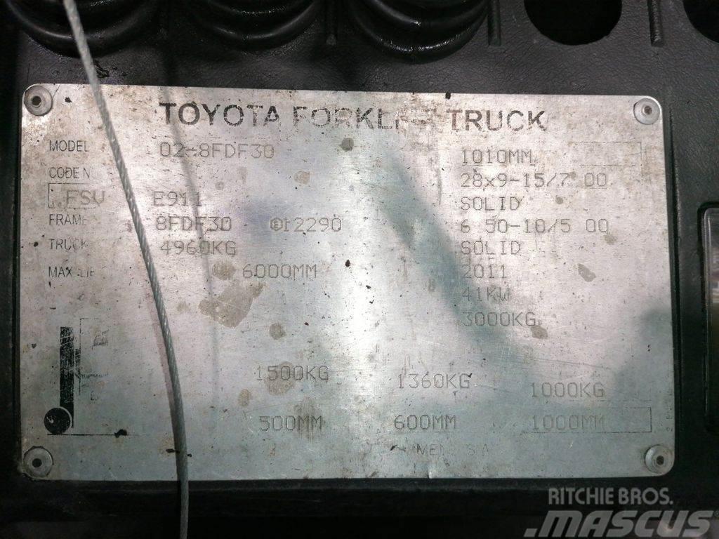 Toyota 02-8FDF30 Wózki Diesla