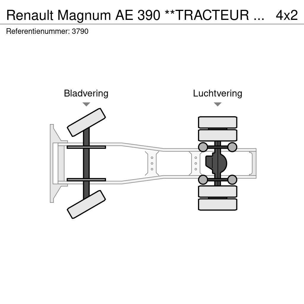 Renault Magnum AE 390 **TRACTEUR FRANCAIS-FRENCH TRUCK** Ciągniki siodłowe