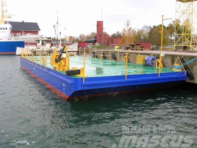  Flat Top  Barge / Pråm / Ponton 18 meter Łodzie, pontony i barki budowlane