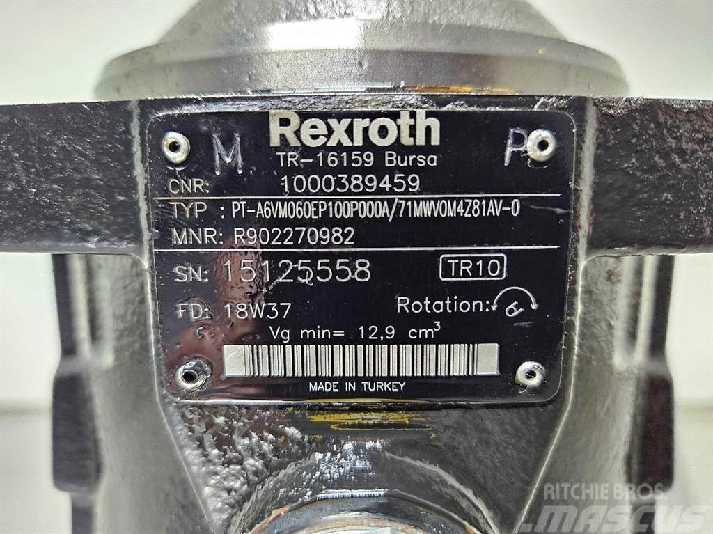 Wacker Neuson 1000389459-Rexroth A6VM060EP-Drive pump/Fahrpumpe Hydraulika