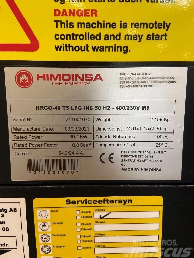 Himoinsa HRGO-40 T5 LPG Agregaty prądotwórcze gazowe