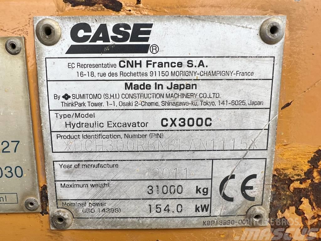 CASE CX300C - Dutch Machine / CE + EPA Koparki do złomu / koparki przemysłowe