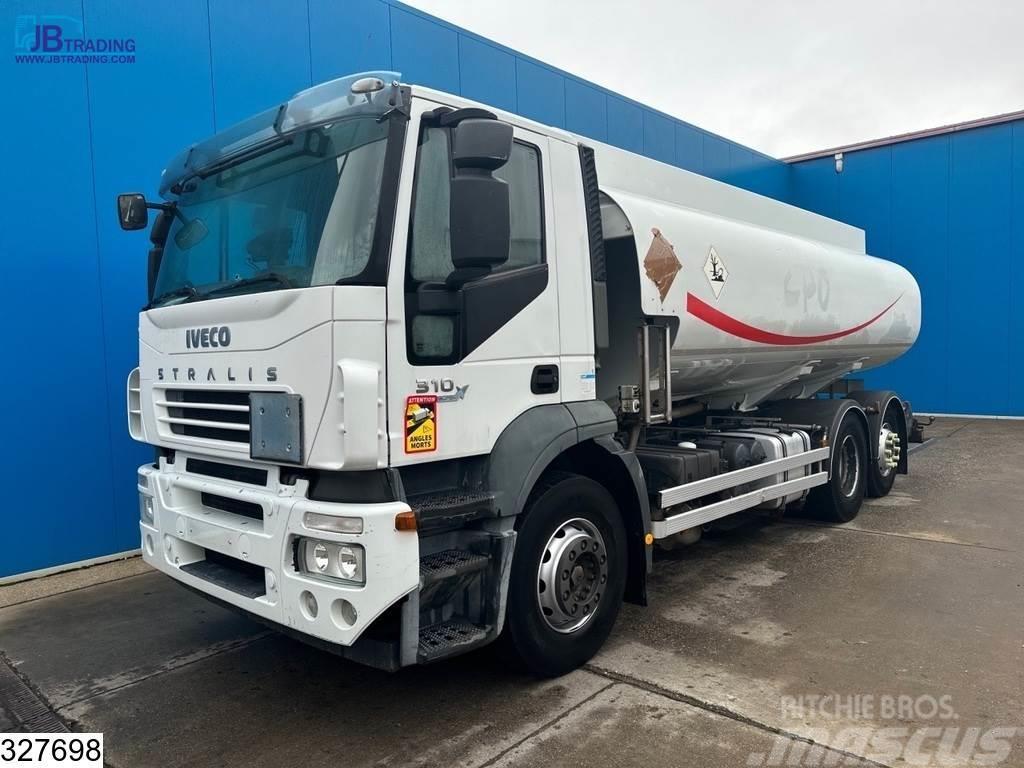Iveco Stralis 310 FUEL, 6x2, AT, 18540 Liter, 5 Comp, Ma Cysterna