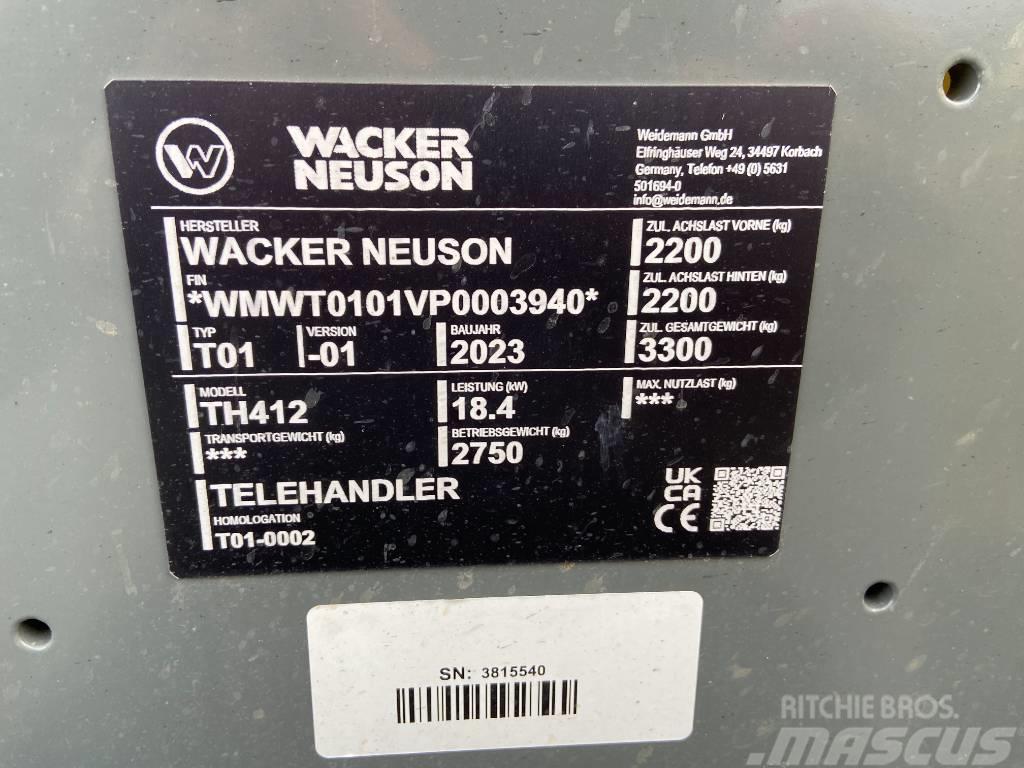 Wacker Neuson TH412 Ładowarki teleskopowe