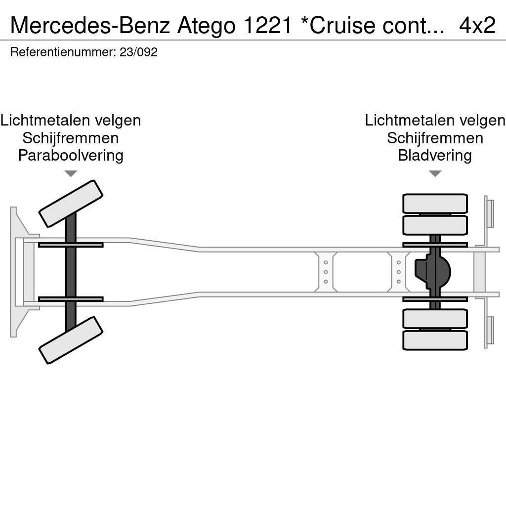 Mercedes-Benz Atego 1221 *Cruise control*Bluetooth*Elektrisch ve Chłodnie samochodowe